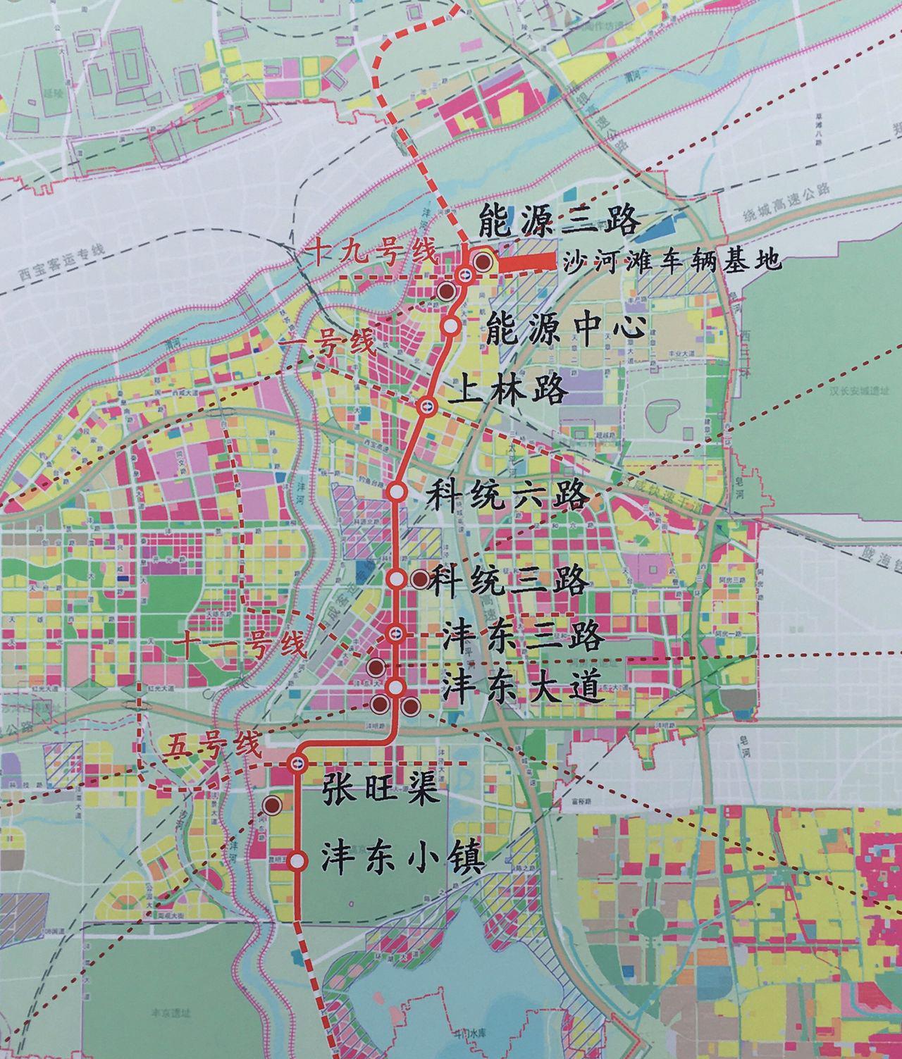 西安市地铁线路图最新概览